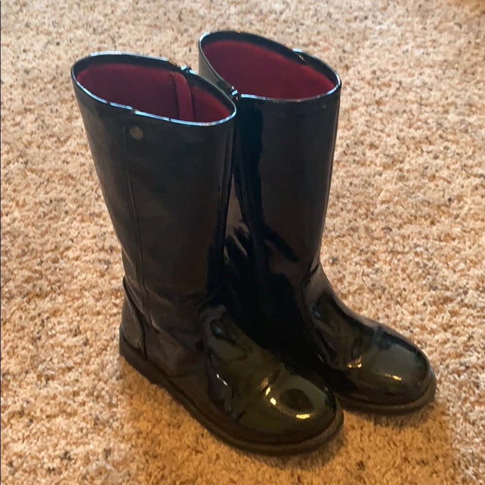 Black Patent Boots